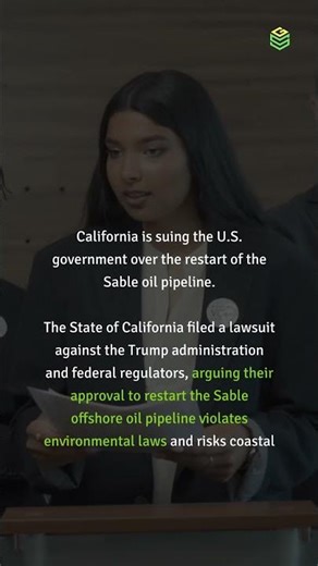 California Sues U.S. Government Over Sable Oil Pipeline Restart