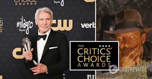 Harrison Ford, honored for career achievements, delivers an emotional speech at the Critics Choice Award 2024: the audience gives him a standing ovation