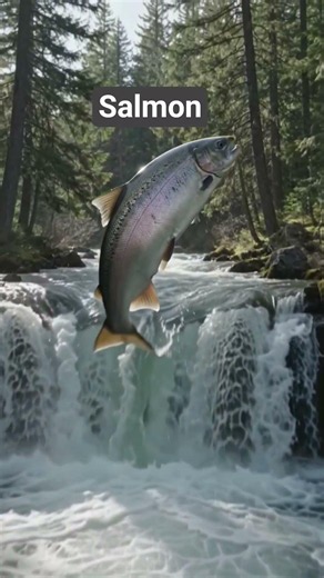 Salmon A ray finned fish #nature #wildlife