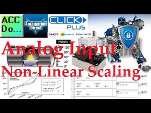 Click PLC Analog Input Non-Linear Scaling