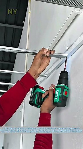 Gypsum Ceiling Frame Installation: Precision in Every Step.