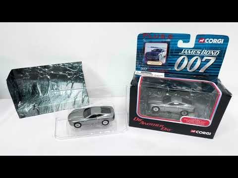 Vintage Corgi 2003 James Bond 007 Die Another Day - Aston Marton V12 Vanquish DieCast Model Vehicle