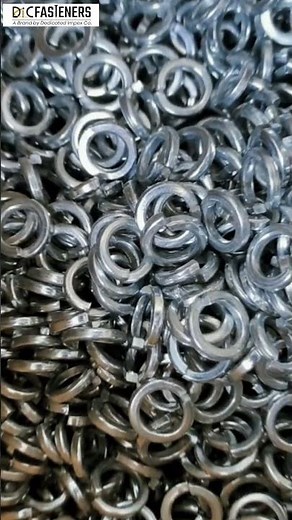 How does Spring Washers Manufacturing work | Washers | DIC #short #DIY #Screw #Bolt #Nut #Hardware