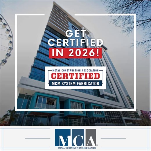 Become a Certified MCM System Fabricator and gain these advantages in 2026: • Competitive advantage for winning high-end projects • Qualify for more specifications • Highlights your company's experience, services, systems, and financial strength to customers and prospects • Use the MCM Certified logo on marketing materials Find out how > https://ow.ly/RSb550XtKeE Photo courtesy of MCA and The MCM Alliance member: MillerClapperton #metalconstruction #metalcompositematerial | Metal Construction As