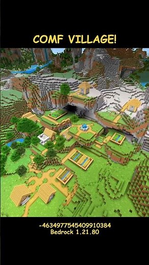 🔥 Best Village Seed For Minecraft 1.21 Bedrock And PE | Seed Minecraft 1.21.80