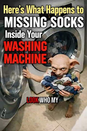 Here’s What Happens to Missing Socks Inside Your Washing Machine #scary #scarystories #paranormal
