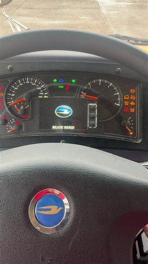 That big block V8 sound 🤤 #schoolbus #godzillamotor #bluebirdbus | V8 Engine Sound