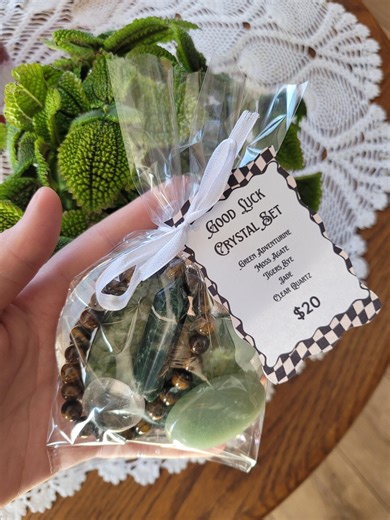 Good Luck Crystals Set Lot of Crystals Gift for Witch Wiccan Crystals Bundle Lucky - Etsy