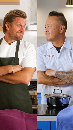 HSN on Instagram: "With only 20 minutes on the clock ⏳ to make a healthy lunch from farm-to-table, chef @curtisstone and chef @jettila are going head-to-head to see who is winning the HSN Cook-Off! Tap the 🔗 in the bio to watch the full video and vote for your favorite recipe. #LoveHSN"