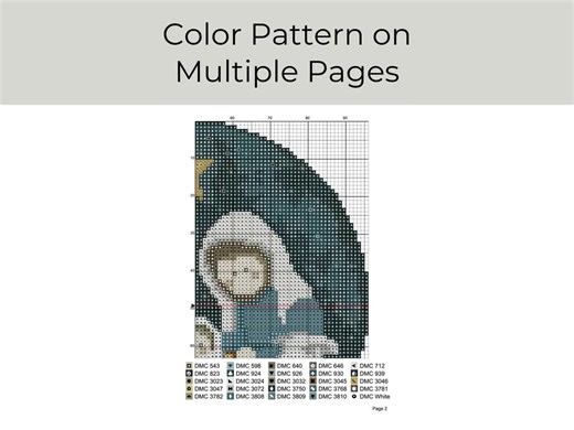 Nativity Cross Stitch Pattern: Christmas Manger Scene (PDF Download) - Etsy Australia