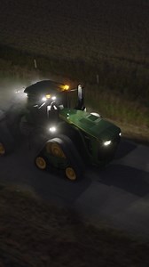 64K views · 2.1K reactions | Under Cover of Darkness  ⚙️ John Deere 9RX 830 #JohnDeere #21stCenturyEquipment #AfterDark | 21st Century Equipment | Facebook