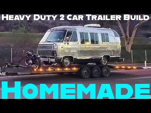 Heavy Duty 2 Car Trailer Build (Part 2)