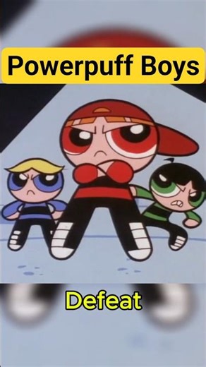 The Rowdyruff Boys were made from TOILET WATER? 🚽💀 #shorts #powerpuffgirls