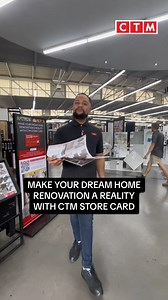 54 reactions | Unlock endless possibilities with the CTM Store Card! Visit your nearest CTM store or our website to apply! www.ctm.co.za/credit-options #ctm #ctmafrica #sale #amazingtilesale #home #diy #fyp #homerenovation #homeimprovement #Tiles #Mosaics #Listellos #bathroominspo #inspiredbydesign #CTMStoreCard #CTMCredit | CTM | Facebook