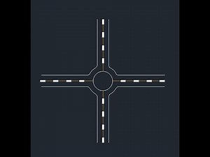 Draw a Perfect Circular Road in AutoCAD — 2D Road Drawing