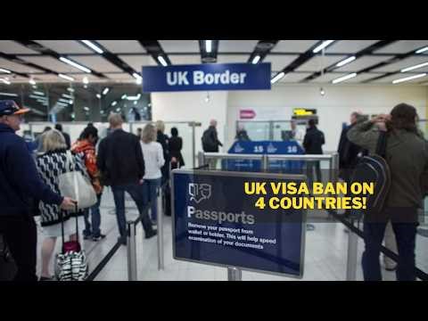 UK Visa Ban on 4 Countries | United Kingdom, Home Office