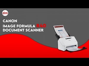 Canon ImageFormula R40 Receipt Edition | Efficient Document Scanner for Office & Home Use