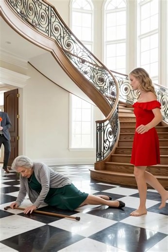 Wrócił do domu z kwiatami dla matki, lecz zastał narzeczoną kopiącą ją: lekcja, której go nauczyła, była czymś, czego nikt nigdy nie zapomni. Poranne słońce opływało strzeliste, czerwone kominy rezydencji Marland, skąpując starannie przystrzyżone ogrody w złotym świetle, które zdawało się obiecywać idealny dzień. W tych dostojnych murach, przesiąkniętych historią i rodzinnymi wspomnieniami, Leonard Grant wracał do domu znacznie wcześniej niż zwykle. W dłoniach trzymał duży bukiet świeżych tulipa