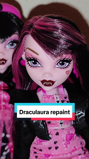 Draculaura Repaint | Hand-Painted Monster High Dolls