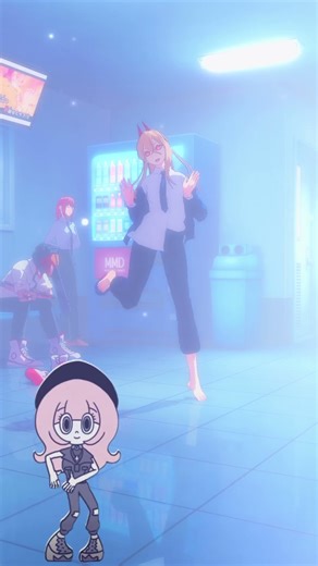 パワーちゃんが Orpheus 踊ってみた【MMDチェンソーマン】 Power#Shorts #mmd #チェンソーマン