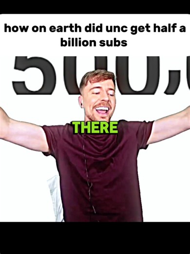 "mr beast hit half a billion subs on youtube" #mrbeast #paidpartner | mrbeast