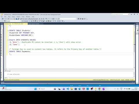 Primary Key vs Foreign Key in SQL Server | Differences with Real-Time Example