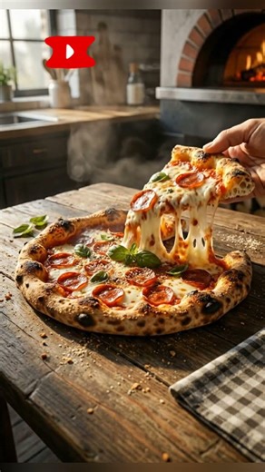 The Most Satisfying Pizza Cheese Pull Ever! 🍕🧀 AI Food Animation 4K