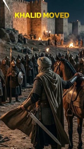 They Thought Damascus Could Not Fall-Then Night Came ⚔️ #history #khalidibnalwalid #muslimhistory