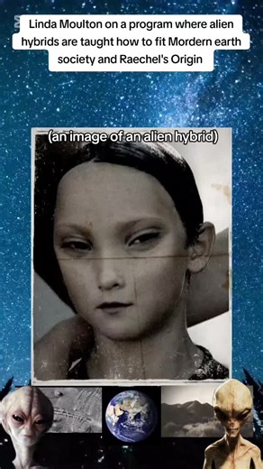 Linda Moulton on a program where alien hybrids are taught how to fit Mordern earth society and Raechel's Origin 🛸👽 #aliens #uap #ufo #fyp