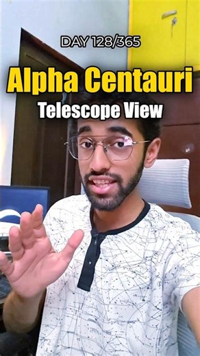 Alpha Centauri Captured Through My Telescope | Closest Star System To Earth #proximacentauri #nasa