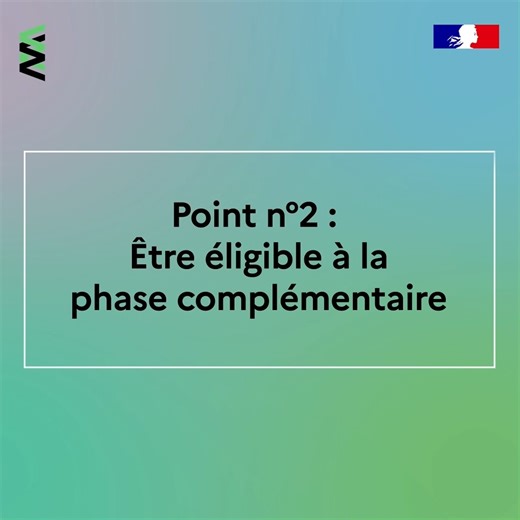 📢 #MonMaster | La phase d'admission complémentaire se déroulera du 25 juin au 31 juillet. Retrouvez tous les étapes et les critères d’éligibilité dans cette nouvelle vidéo. 🔴 En cas de besoin, l’équipe Mon Master reste à l'écoute des candidats. 📱 0800 002 001 ✉️ contact.monmaster@enseignementsup.gouv.fr 👉 https://www.monmaster.gouv.fr/ | Ministère de l’Enseignement supérieur, de la Recherche et de l’Espace