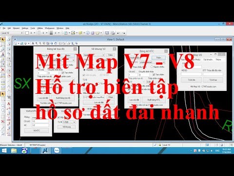 Hướng dẫn cài đặt Mit Map dành cho MicroStation v7 và V8