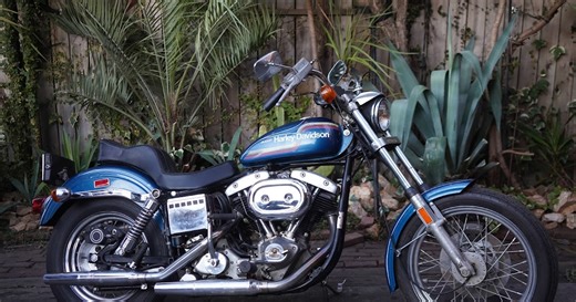 - FOR SALE - 1975 FX SUPER GLIDE ORIGINAL PAINT Sparkling Blue