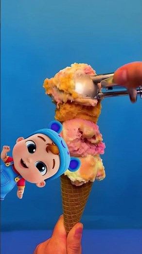 Oje, was für ein Klecks! 🍦 Eis-Stapeln macht Spaß