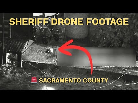 🚨 Thermal Drone Catches Gunman Firing at Sacramento Sheriff Deputies