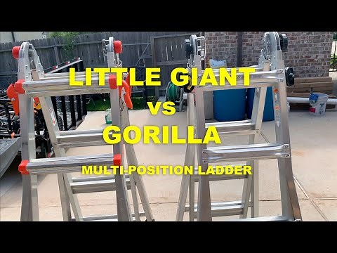 Little Giant vs Gorilla - Comparing multi-position ladders