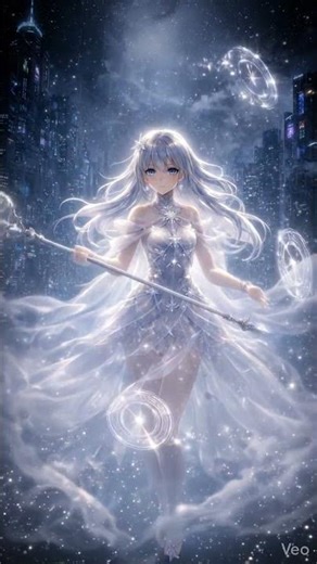 女神をveo3.1で描いてみたのでアップロード