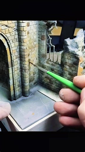 Ruin Church #diorama #handmade #resin #resinart #fyp