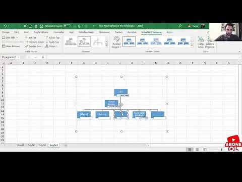 Excel'de Organizasyon Şeması oluşturmak - Smart Art