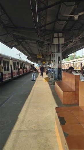 Local train crossing