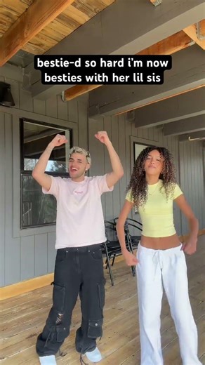 sorry tish xo #besties #duo #danceduo #bestfriend #collab #dejaclark #dancing #pierreverse