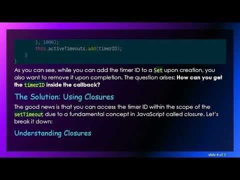 How to Capture setTimeout Timer ID Within Its Callback in TypeScript and Angular