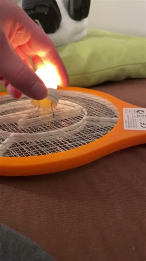 I didn’t know that this bug zapper can do this 🤯 #foryoupage #science #electroboom