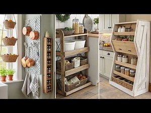 DIY Organization Ideas for Small Country Kitchens | Rustic & Practical.