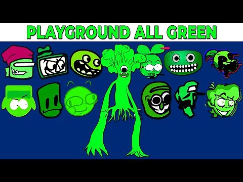 FNF Character Test | Gameplay VS My Playground | ALL Green Test #5