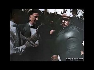 John L. Sullivan "Boston Strong Boy" - All Available Footage Colorized - ca. 1910