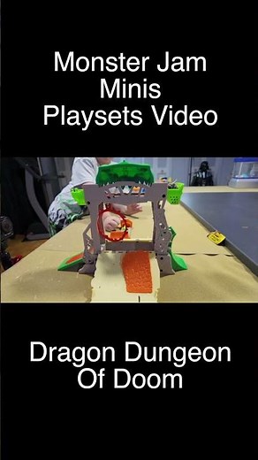 Monster Jam Minis Dragon Dungeon of Doom #monsterjam