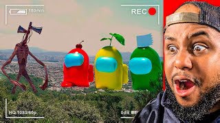 Among Us vs Siren Head in Real Life – Who Wins