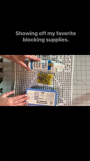 Blocking is a HUGE part of making doilies. Here’s what I use. Any questions? | The Doily Maven
