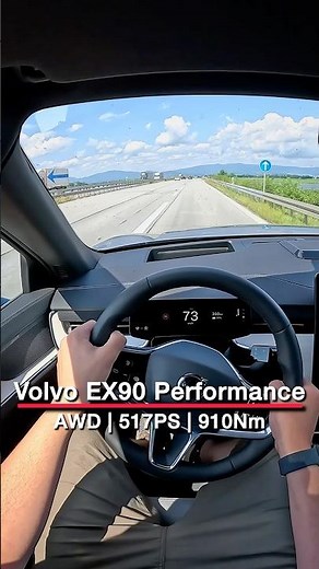910Nm on Autobahn | Volvo EX90 Twin Motor Performance